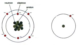 The electrons of the atoms are the main factor in the metabolism and energy-production procedures performed in the cell at all times